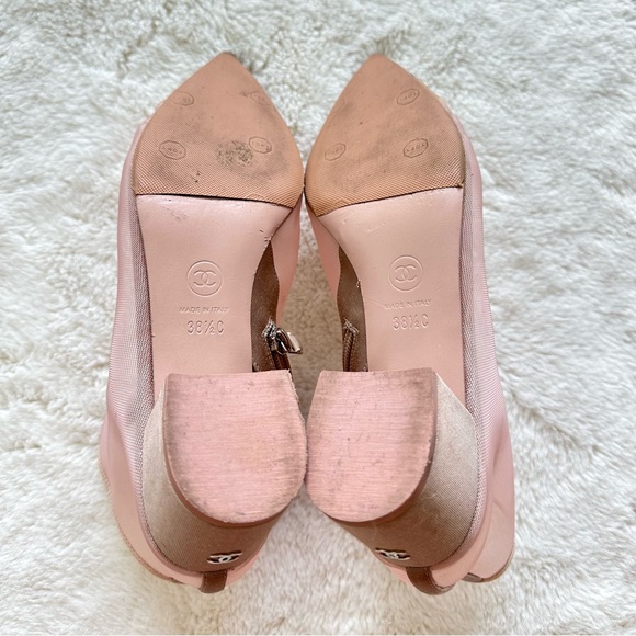 CHANEL mesh pink boots size 38,5 EU Authentic Retail 1700$ - Picture 11 of 11